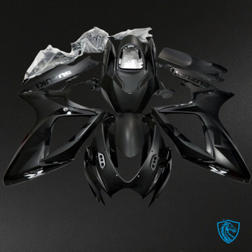 Suzuki GSXR600/750 (2006-2007) Gloss Black Fairing Kit - Aftermarket ABS Bodywork