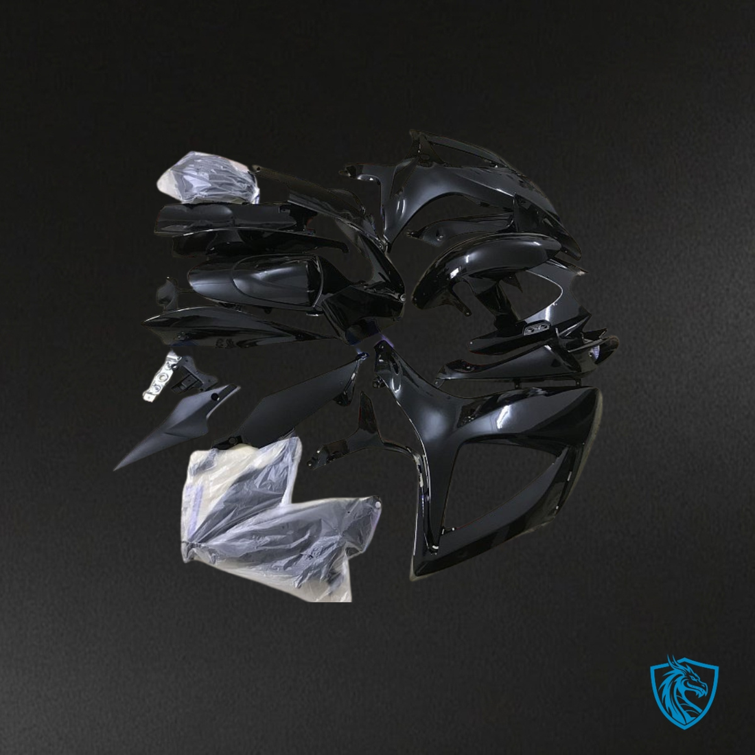 Suzuki GSXR600/750 (2006-2007) Black Fairings Kit | ABS Bodywork
