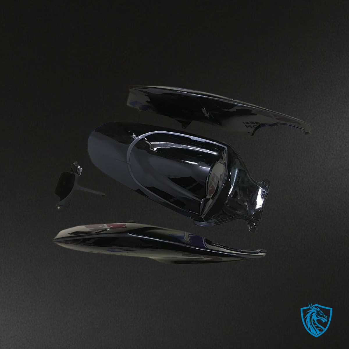 Suzuki GSXR600/750 (2006-2007) Black Fairings Kit | ABS Bodywork