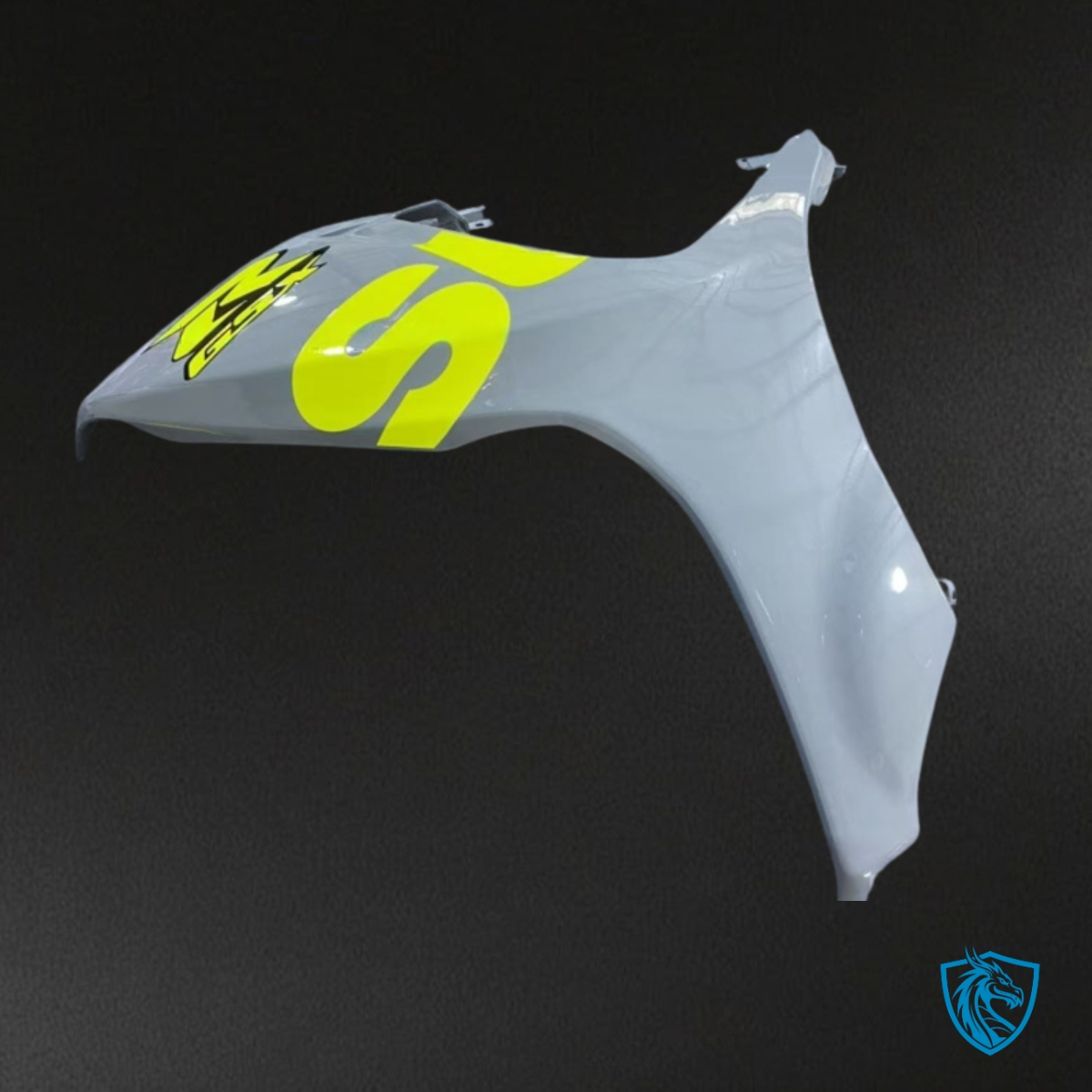 Suzuki GSXR600/750 (2006-2007) Glossy Gray & Yellow - Custom ABS Fairing Kit