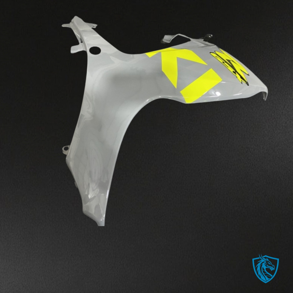 Suzuki GSXR600/750 (2006-2007) Glossy Gray & Yellow - Custom ABS Fairing Kit