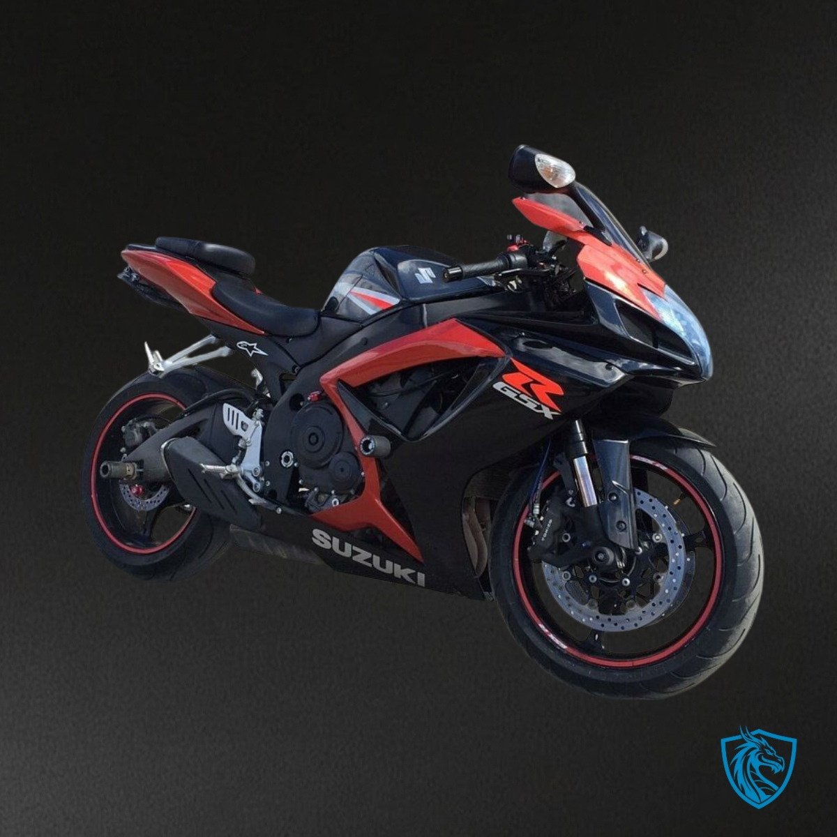 Suzuki GSXR600/750 (2006-2007) Red & Black Fairings Kit | ABS Bodywork