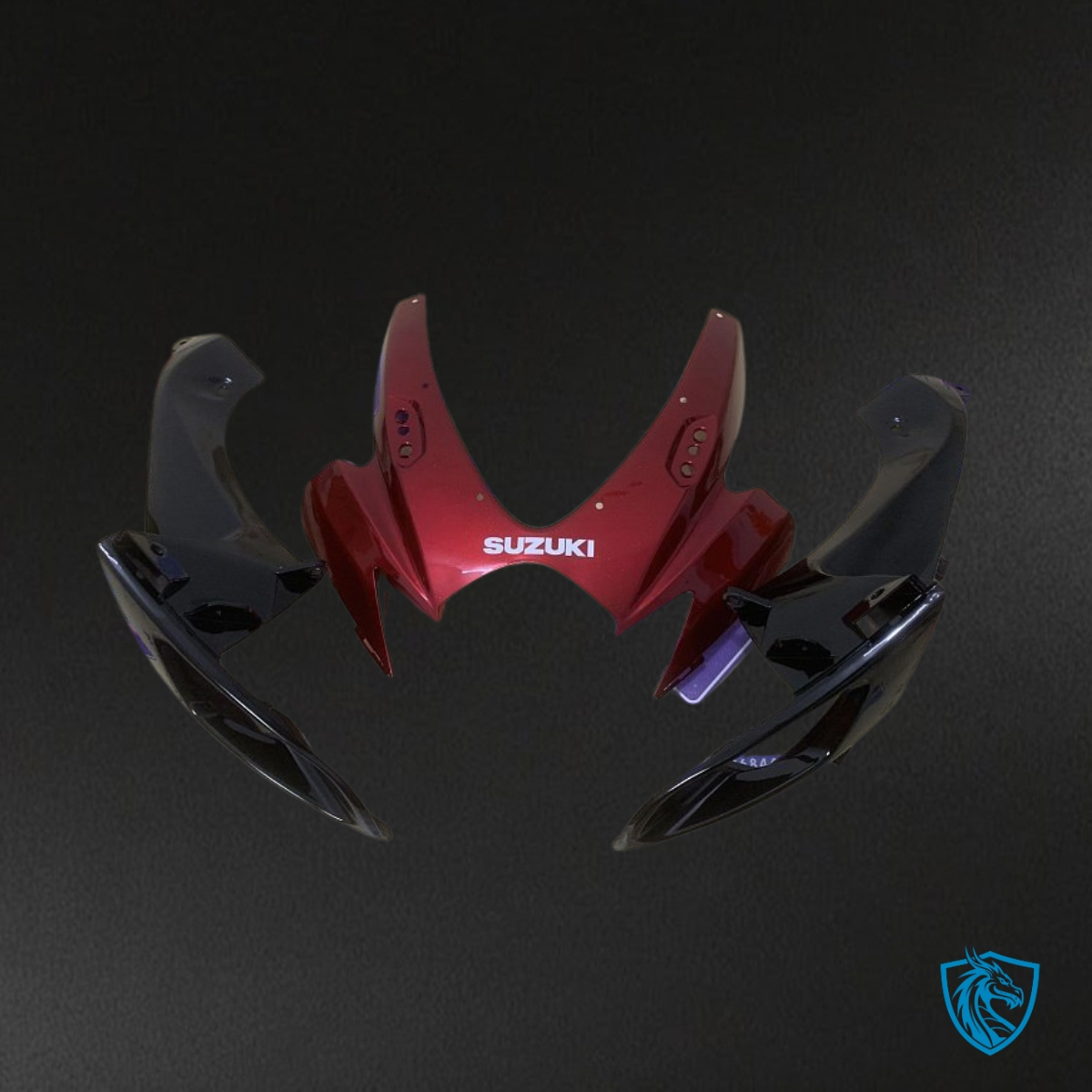 Suzuki GSXR600/750 (2006-2007) Red & Black Fairings Kit | ABS Bodywork