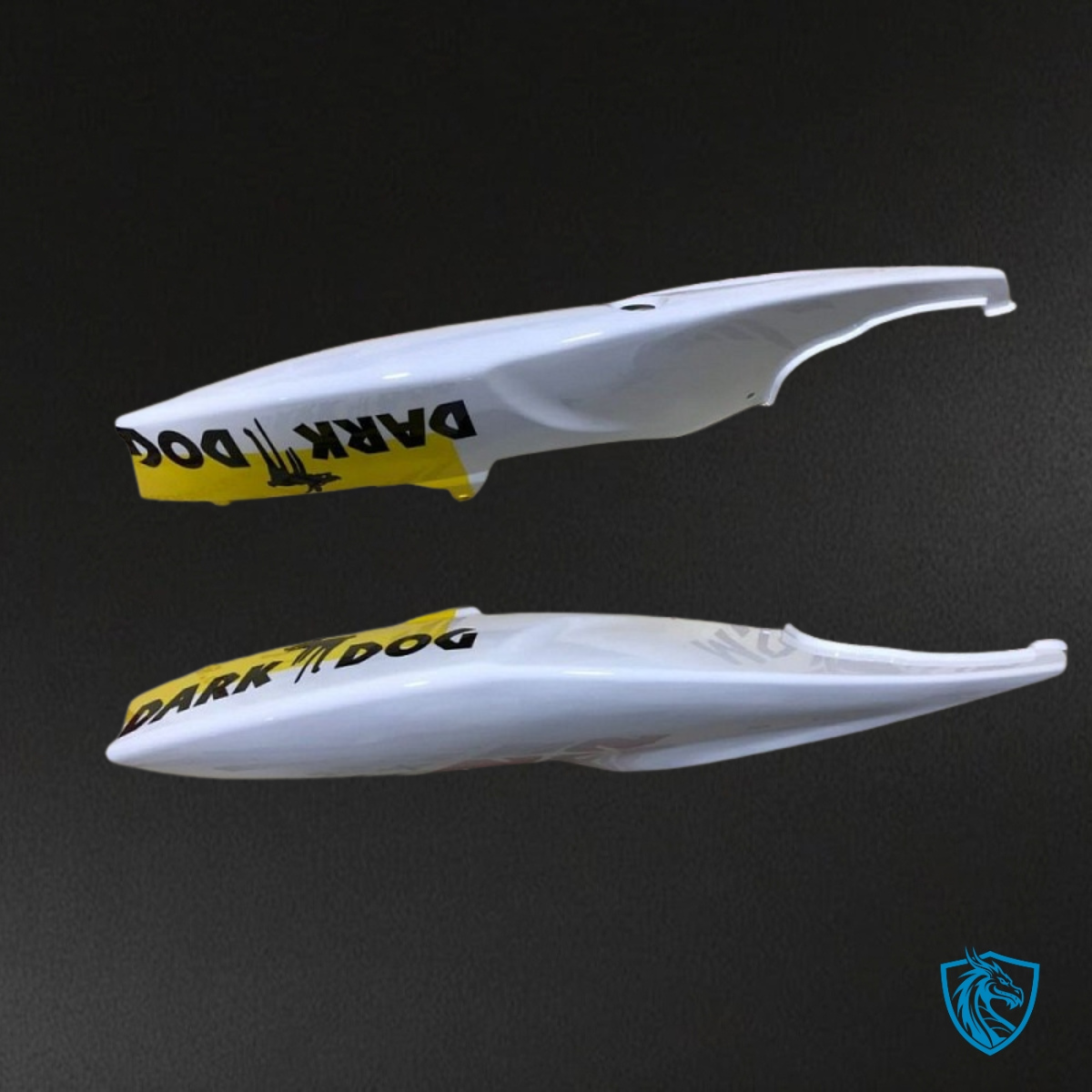 Suzuki GSXR600/750 (2006-2007) White & Black Fairing Kit - Aftermarket ABS Bodywork