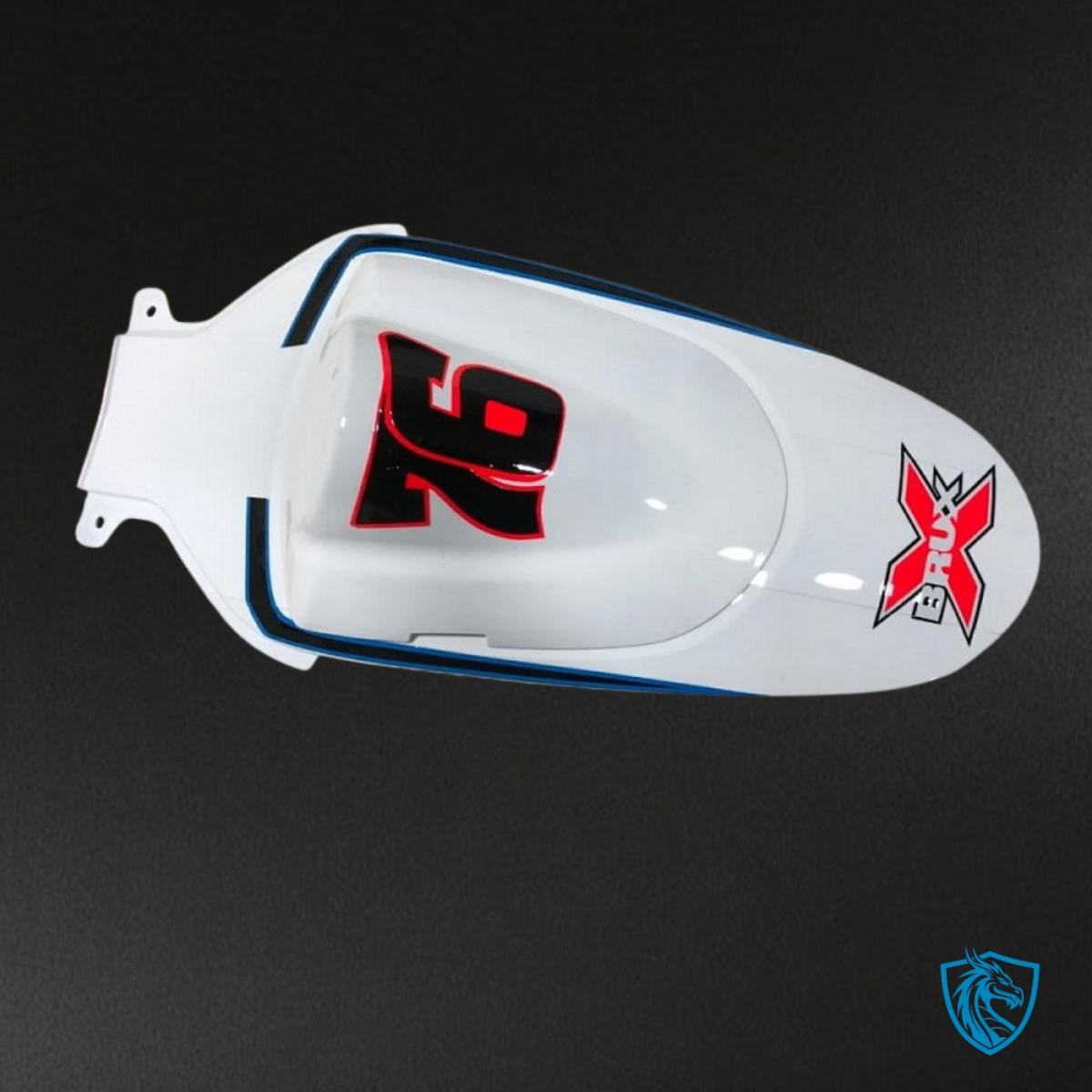 Suzuki GSXR600/750 (2006-2007) White & Black Fairing Kit - Aftermarket ABS Bodywork
