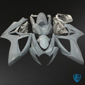 Suzuki GSXR600/750 (2006-2007) Gloss Gray Fairing Kit - Aftermarket ABS Bodywork
