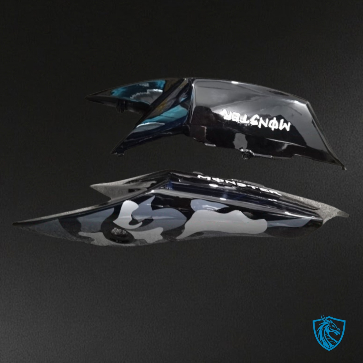 Suzuki GSXR600/750 (2008-2010) Black & Gray Camo Fairing Kit - Aftermarket ABS Bodywork
