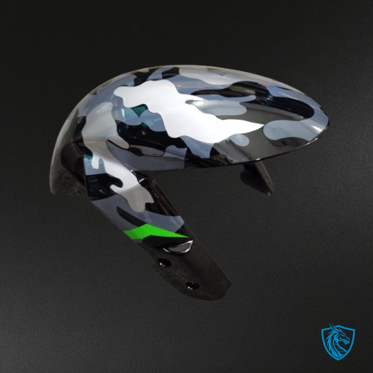 Suzuki GSXR600/750 (2008-2010) Black & Gray Camo Fairing Kit - Aftermarket ABS Bodywork