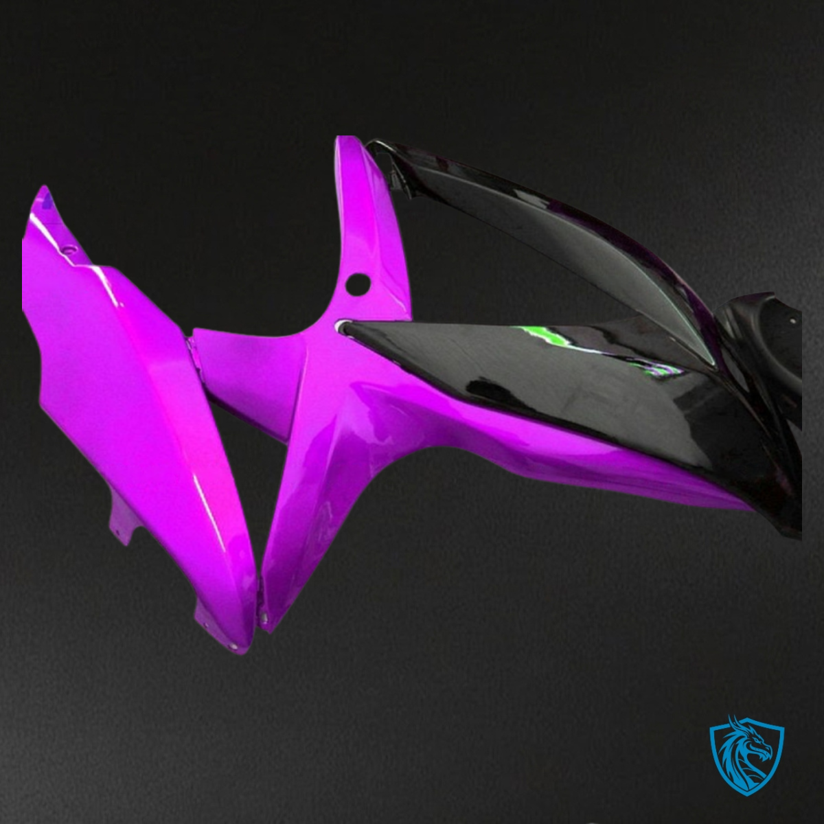Suzuki GSXR600/750 (2008-2010) Vibrant Purple & Black - MERGEment Motorcycle Fairings Kit