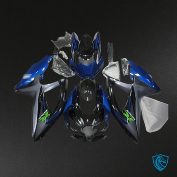Suzuki GSXR600/750 (2008-2010) Blue & Black - Custom ABS Fairing Kit