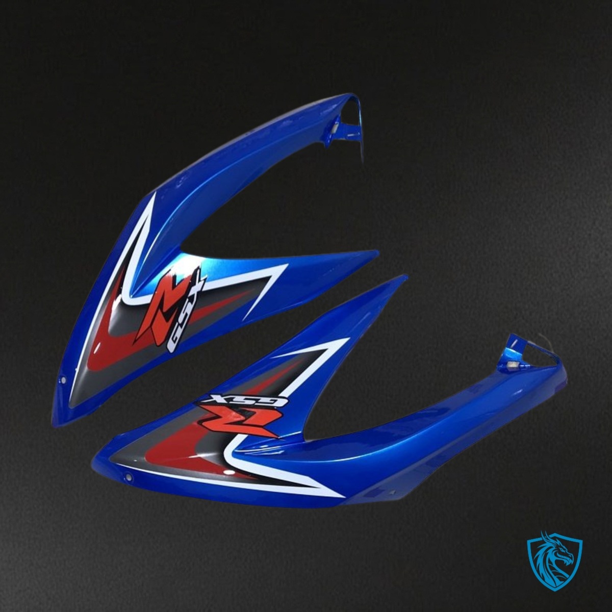 Suzuki GSXR600/750 (2008-2010) Blue & White Fairings Kit | ABS Bodywork