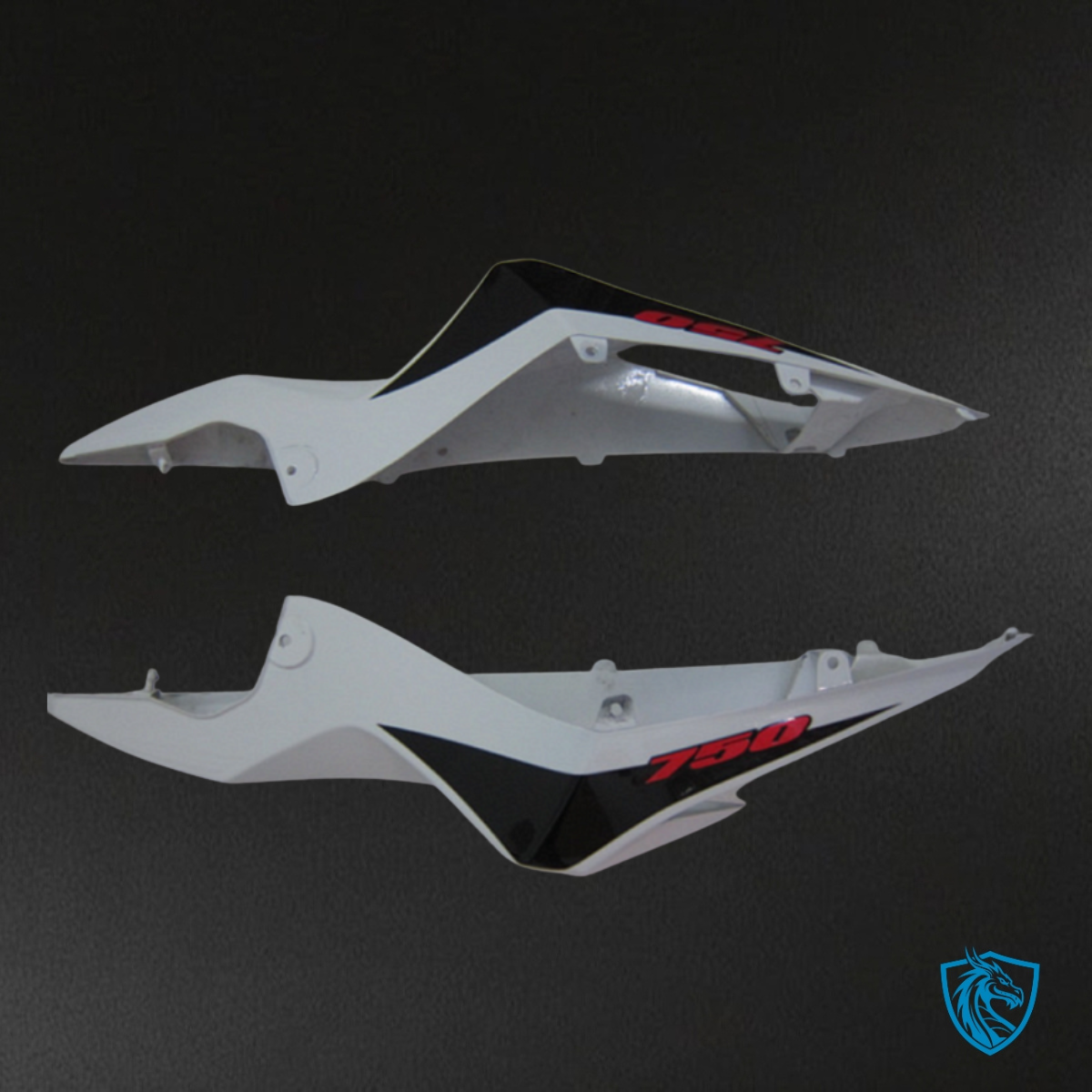 Suzuki GSXR600/750 (2008-2010) White & Blue - Custom ABS Fairing Kit