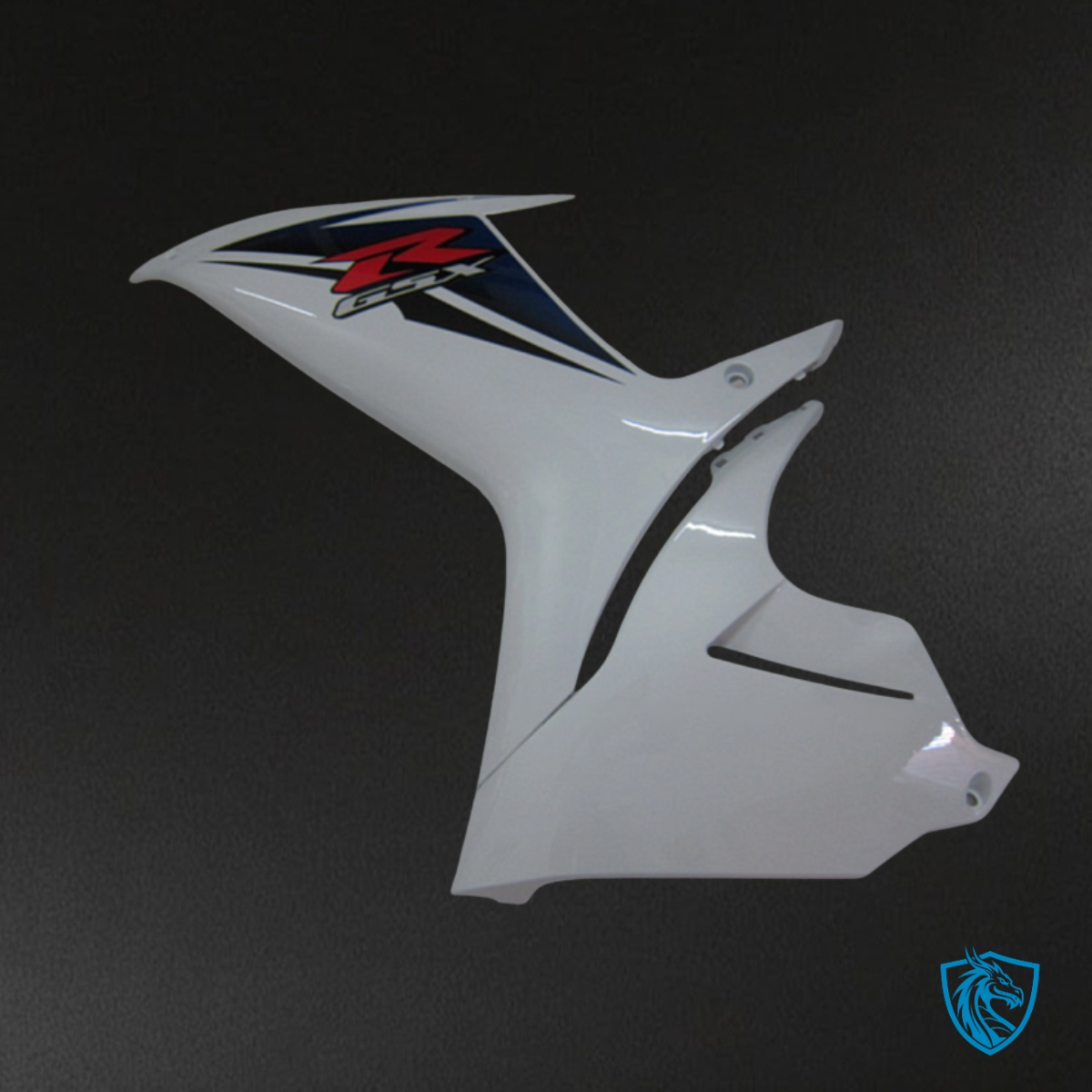 Suzuki GSXR600/750 (2008-2010) White & Blue - Custom ABS Fairing Kit