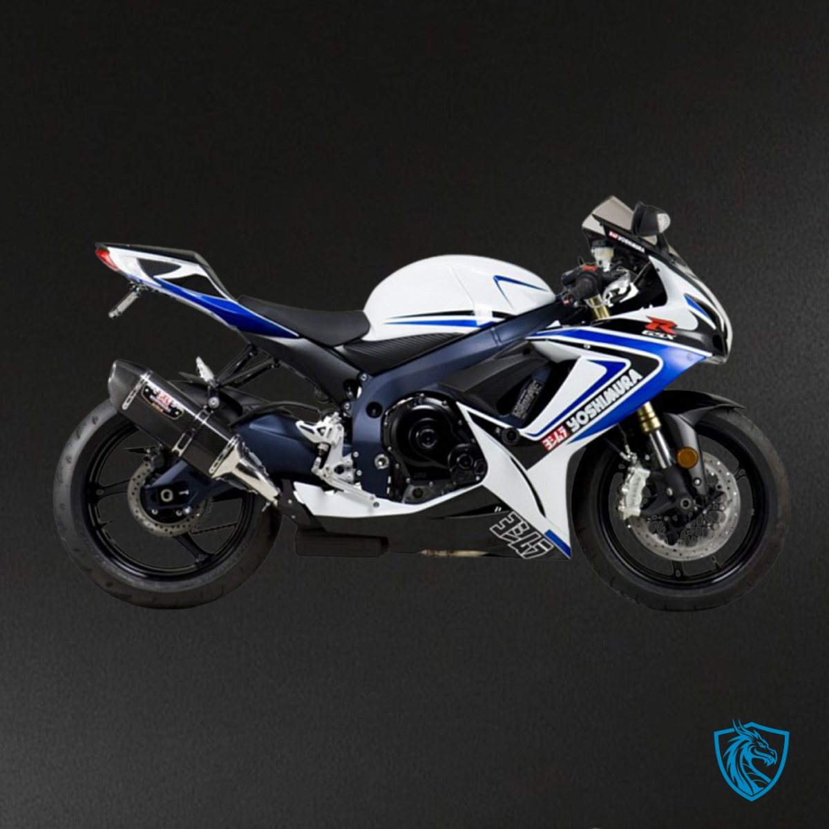 Suzuki GSXR600/750 (2011-2019) Blue, Black & White - MERGEment Motorcycle Fairings Kit