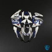 White & Blue