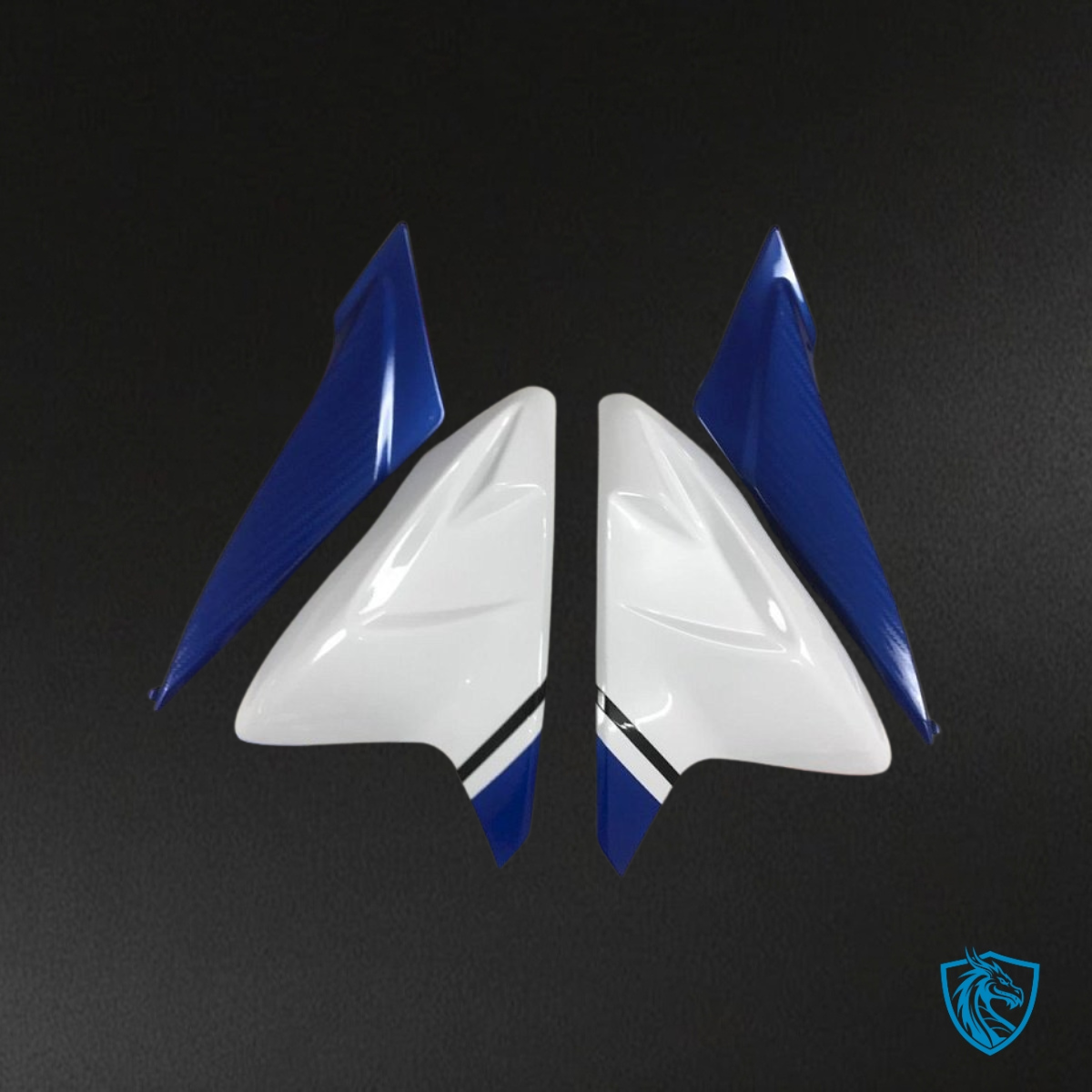 Suzuki GSXR600/750 (2011-2019) White & Blue - MERGEment Motorcycle Fairings Kit
