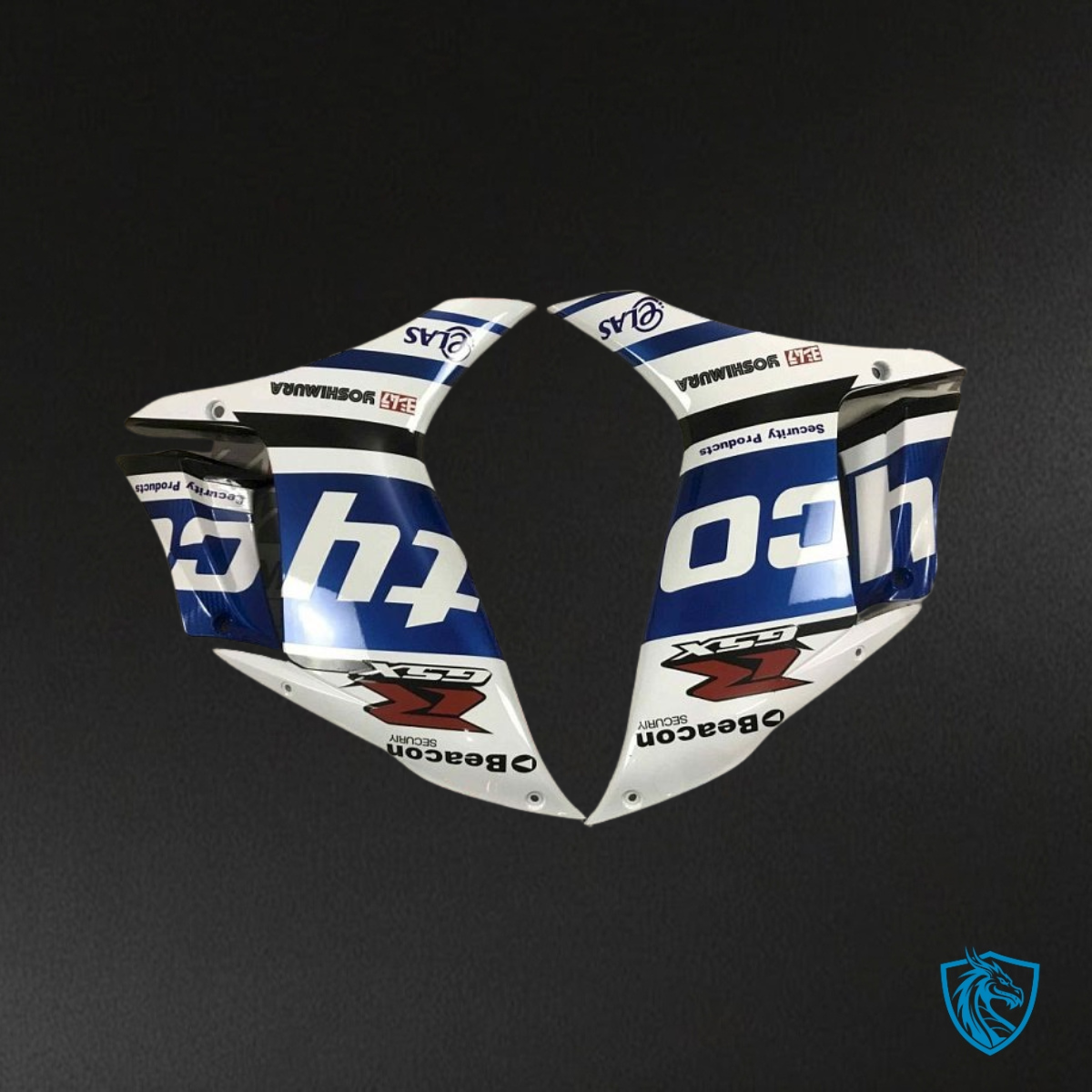 Suzuki GSXR600/750 (2011-2019) White & Blue - MERGEment Motorcycle Fairings Kit