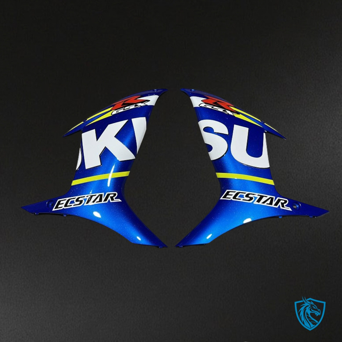 Suzuki GSXR600/750 (2011-2019) Blue & Yellow - Custom ABS Fairing Kit