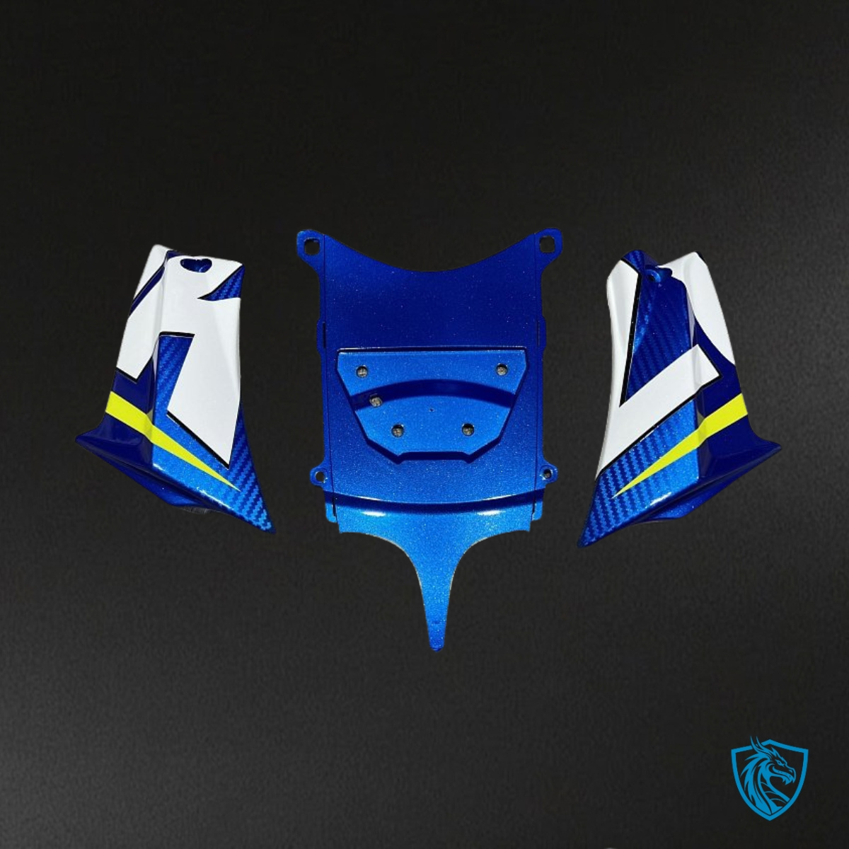 Suzuki GSXR600/750 (2011-2019) Blue & Yellow - Custom ABS Fairing Kit