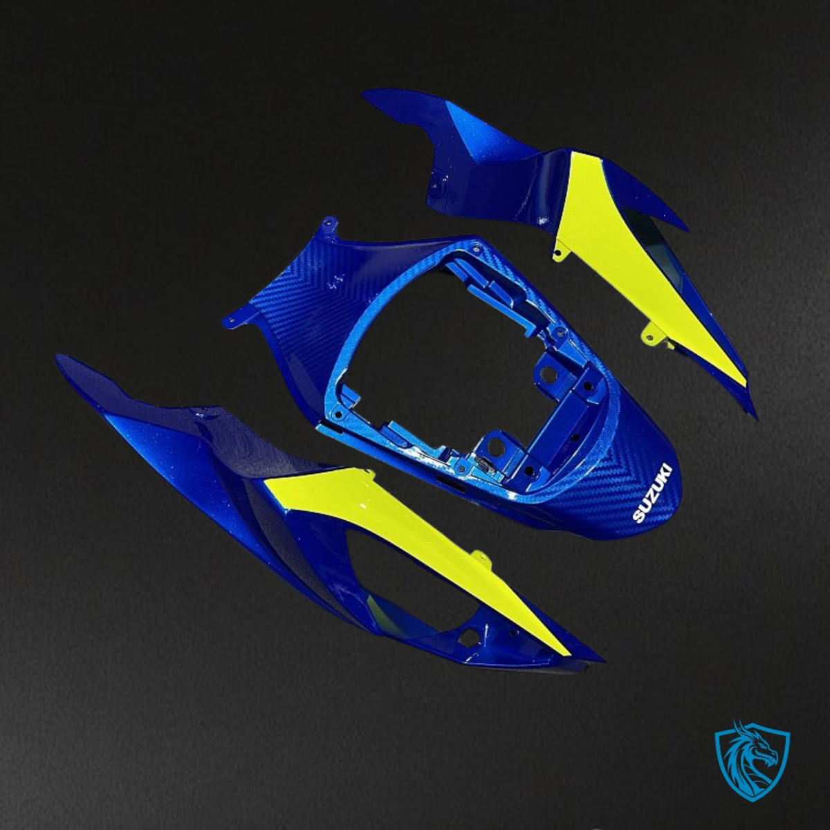 Suzuki GSXR600/750 (2011-2019) Blue & Yellow - Custom ABS Fairing Kit