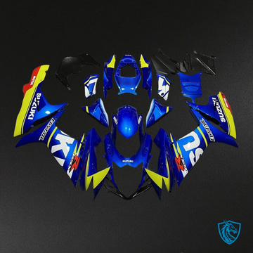 Suzuki GSXR600/750 (2011-2019) Blue & Yellow - Custom ABS Fairing Kit