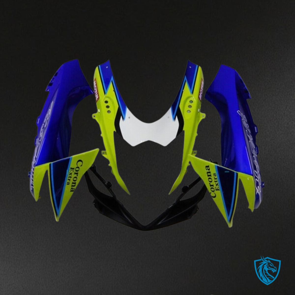 Suzuki GSXR600/750 (2011-2019) Blue & Lime Green Fairings Kit | ABS Bodywork