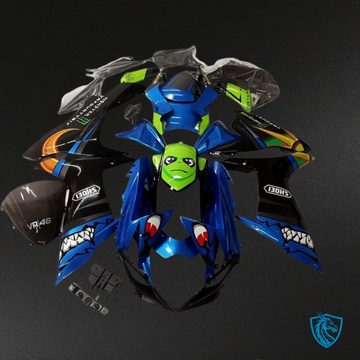 Suzuki GSXR600/750 (2011-2019) Glossy Blue Shark Fairings Kit | ABS Bodywork