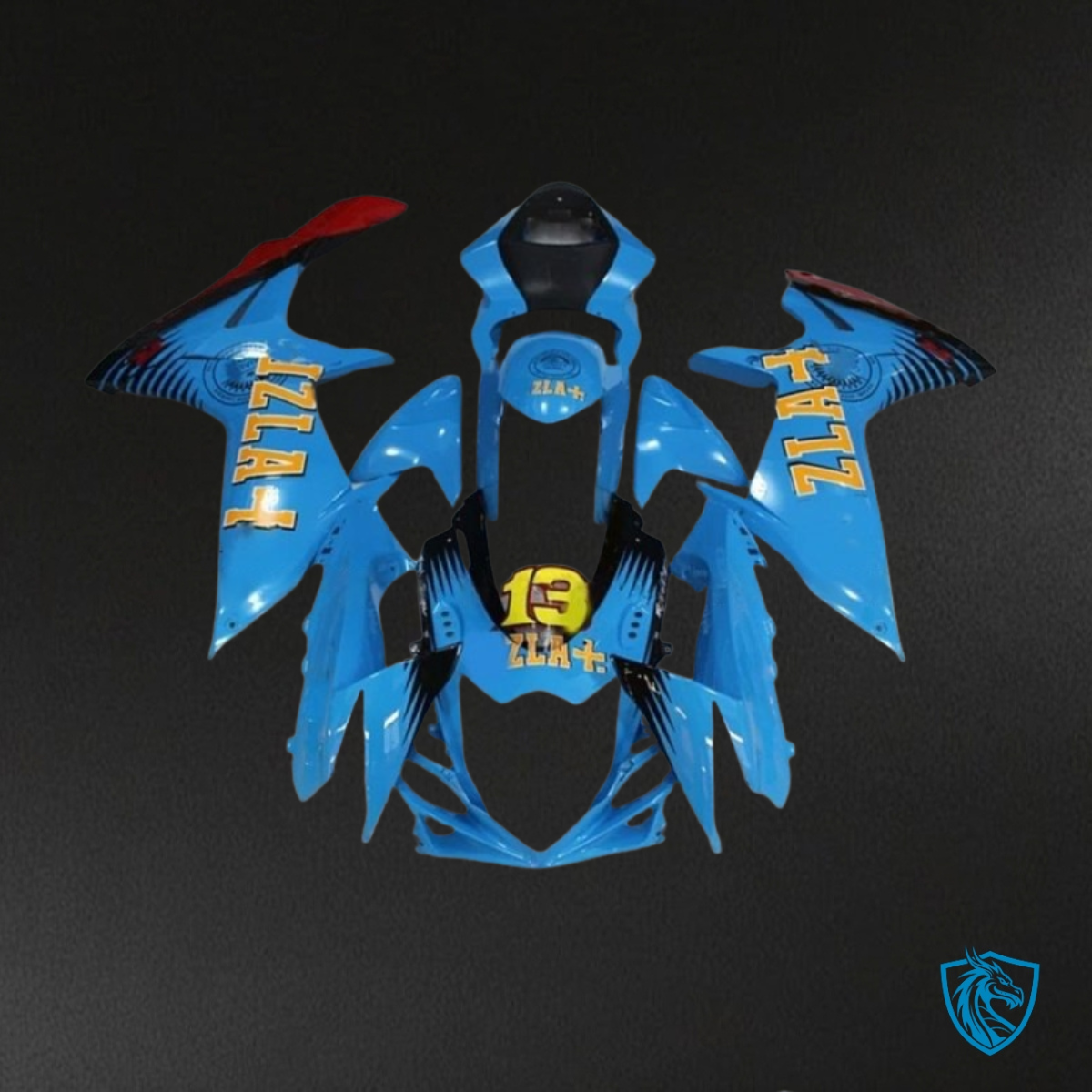 Suzuki GSXR600/750 (2011-2019) Blue Rizla Fairing Kit - Aftermarket ABS Bodywork