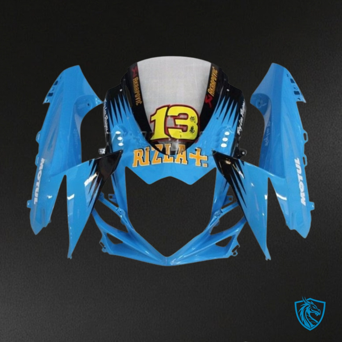 Suzuki GSXR600/750 (2011-2019) Blue Rizla Fairing Kit - Aftermarket ABS Bodywork
