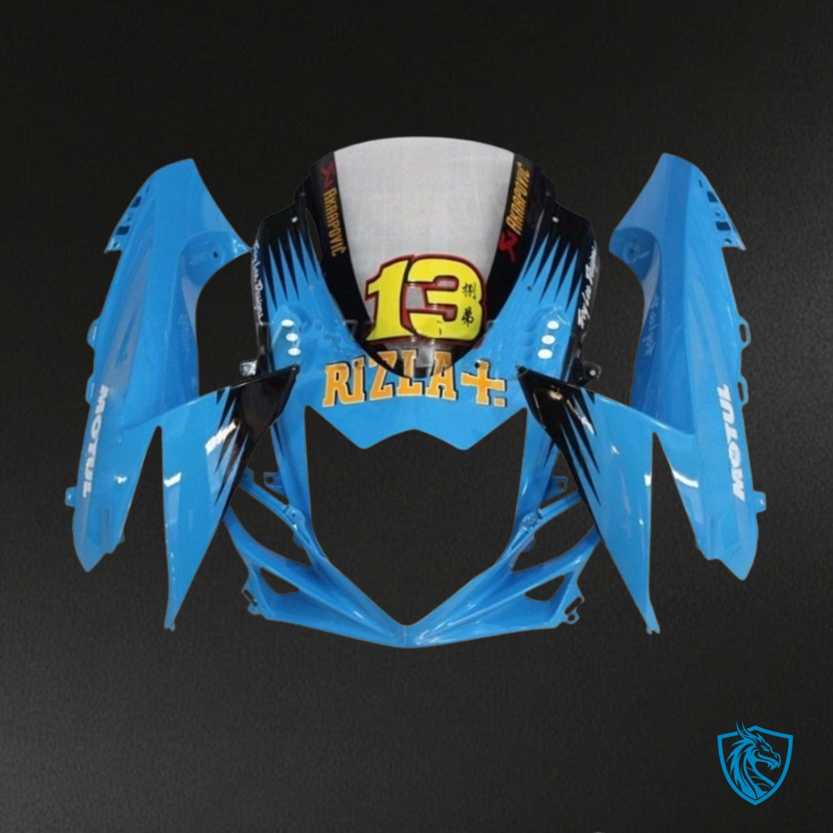 Suzuki GSXR600/750 (2011-2019) Blue Rizla Fairing Kit - Aftermarket ABS Bodywork