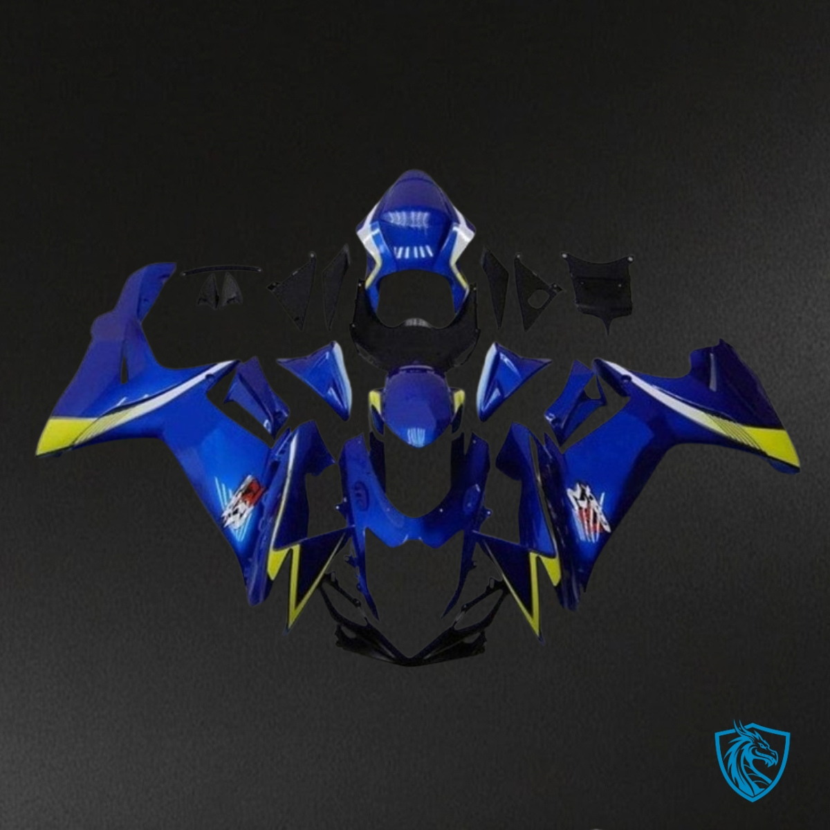 Suzuki GSXR600/750 (2011-2019) Blue - Custom ABS Fairing Kit