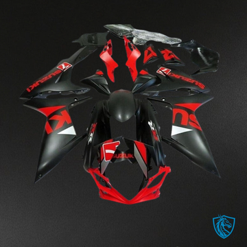 Suzuki GSXR600/750 (2011-2019) Red & Matte Black Fairings Kit | ABS Bodywork