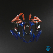 Blue, Red & Black