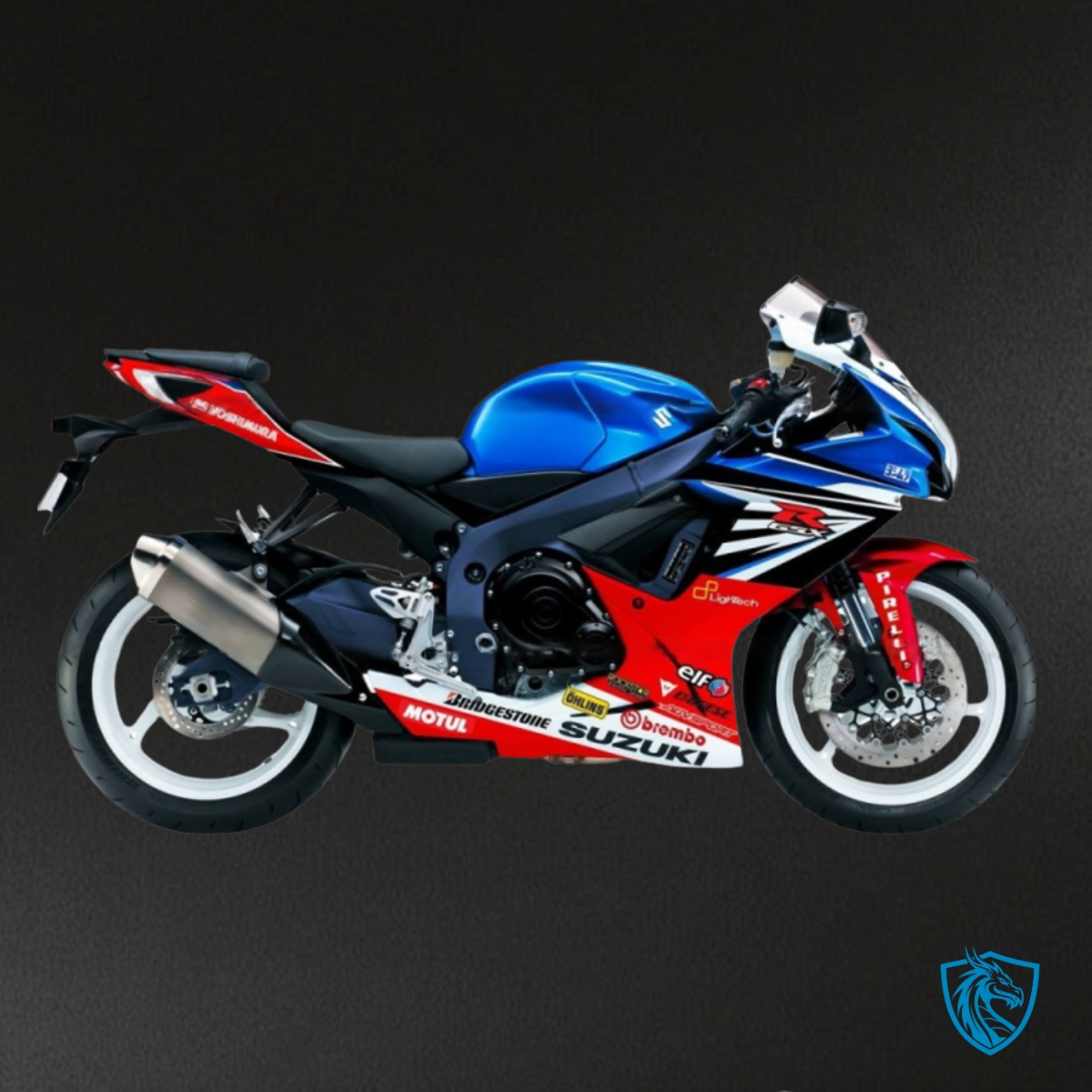 Suzuki GSXR600/750 (2011-2019) Red, Blue & White - MERGEment Motorcycle Fairings Kit