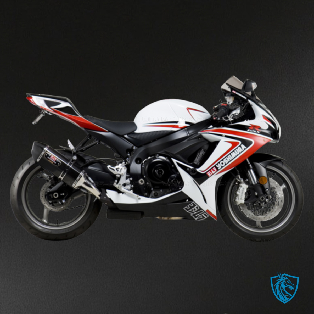 Suzuki GSXR600/750 (2011-2019) White, Red & Black Fairings Kit | ABS Bodywork