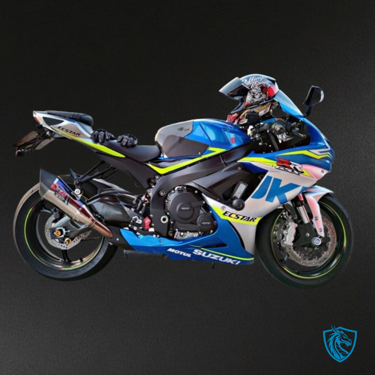 Suzuki GSXR600/750 (2011-2019) Blue, Silver & Lime Green Fairings Kit | ABS Bodywork