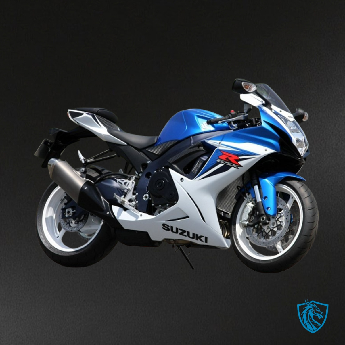 Suzuki GSXR600/750 (2011-2019) White & Blue Logo - MERGEment Motorcycle Fairings Kit