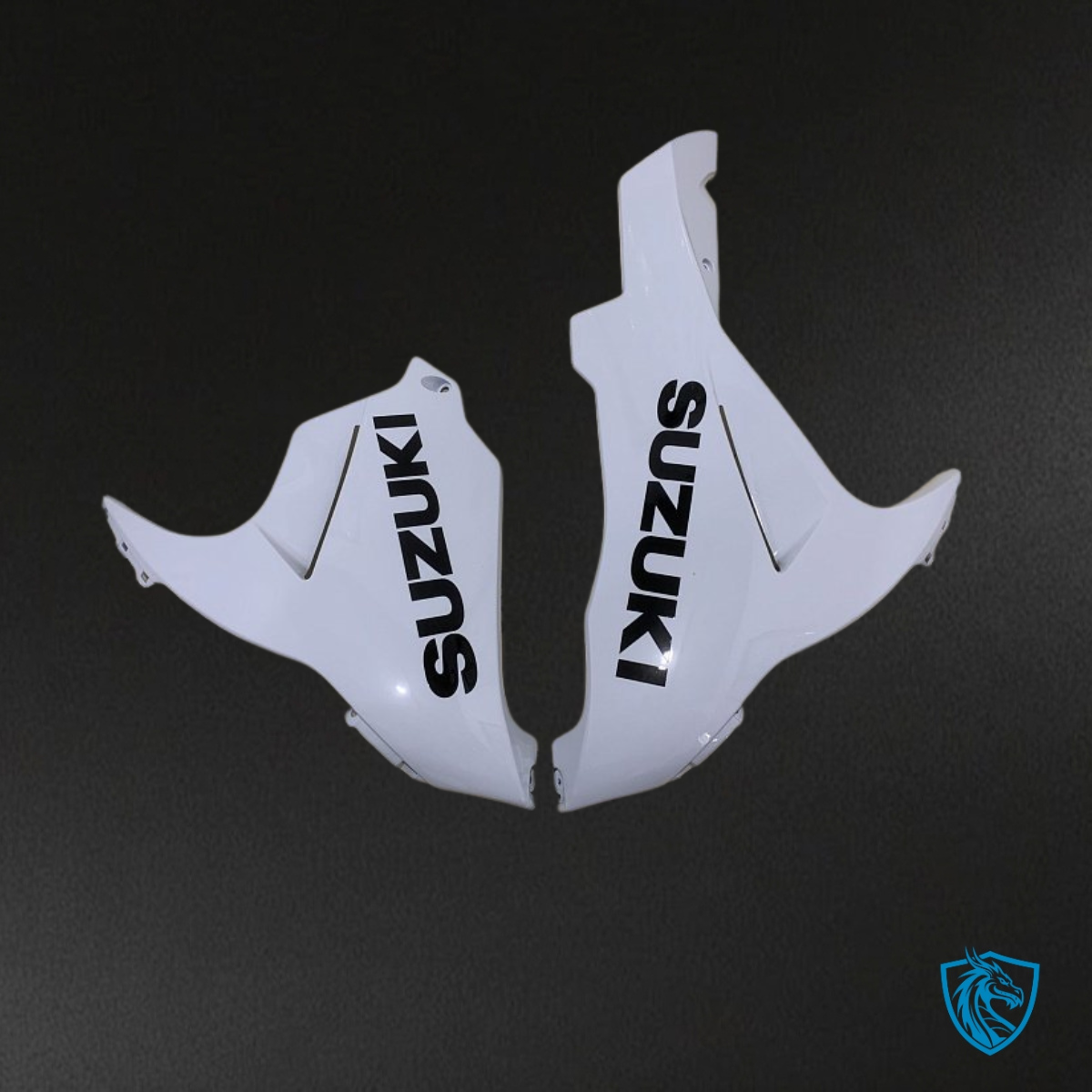 Suzuki GSXR600/750 (2011-2019) White & Blue Logo - MERGEment Motorcycle Fairings Kit
