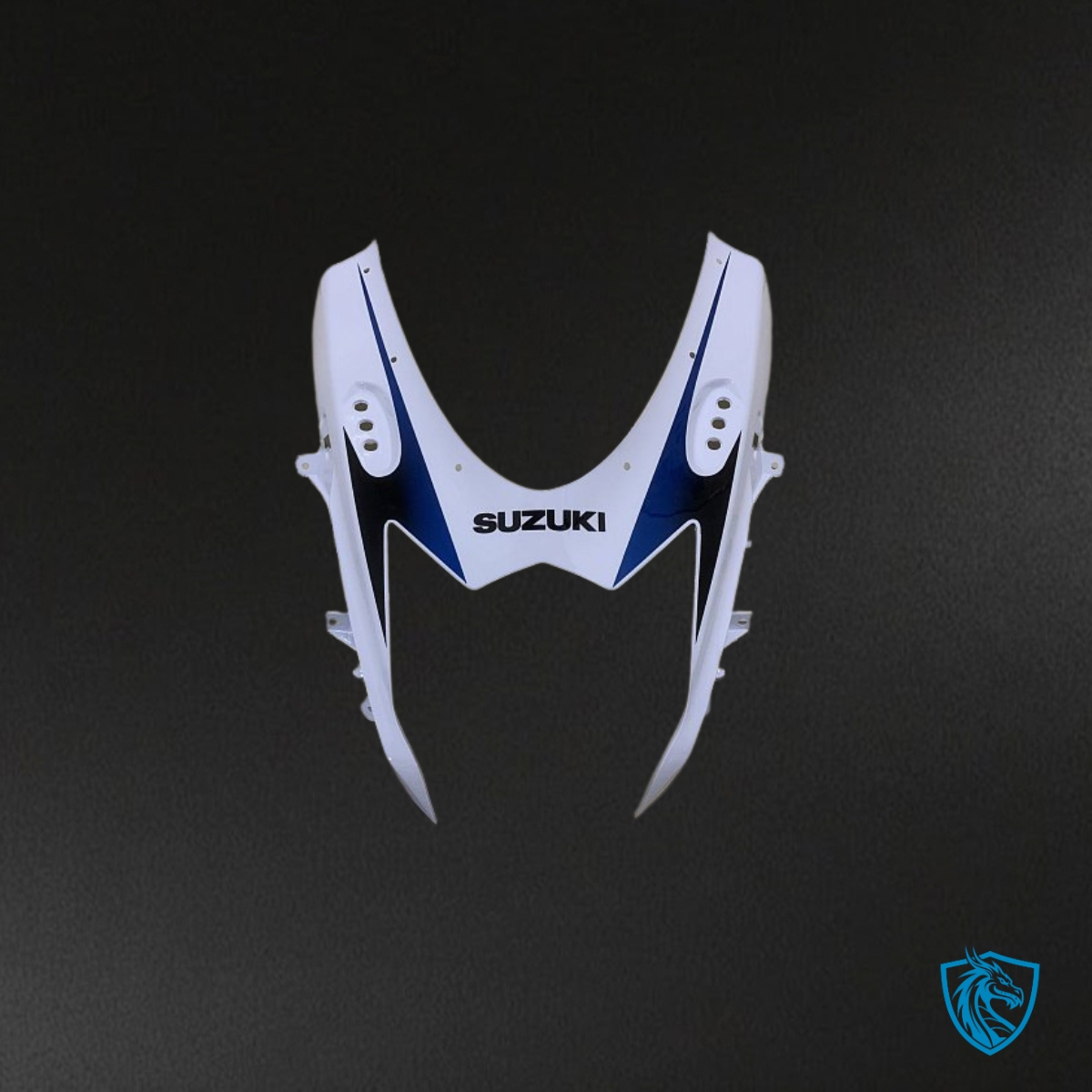 Suzuki GSXR600/750 (2011-2019) White & Blue Logo - MERGEment Motorcycle Fairings Kit