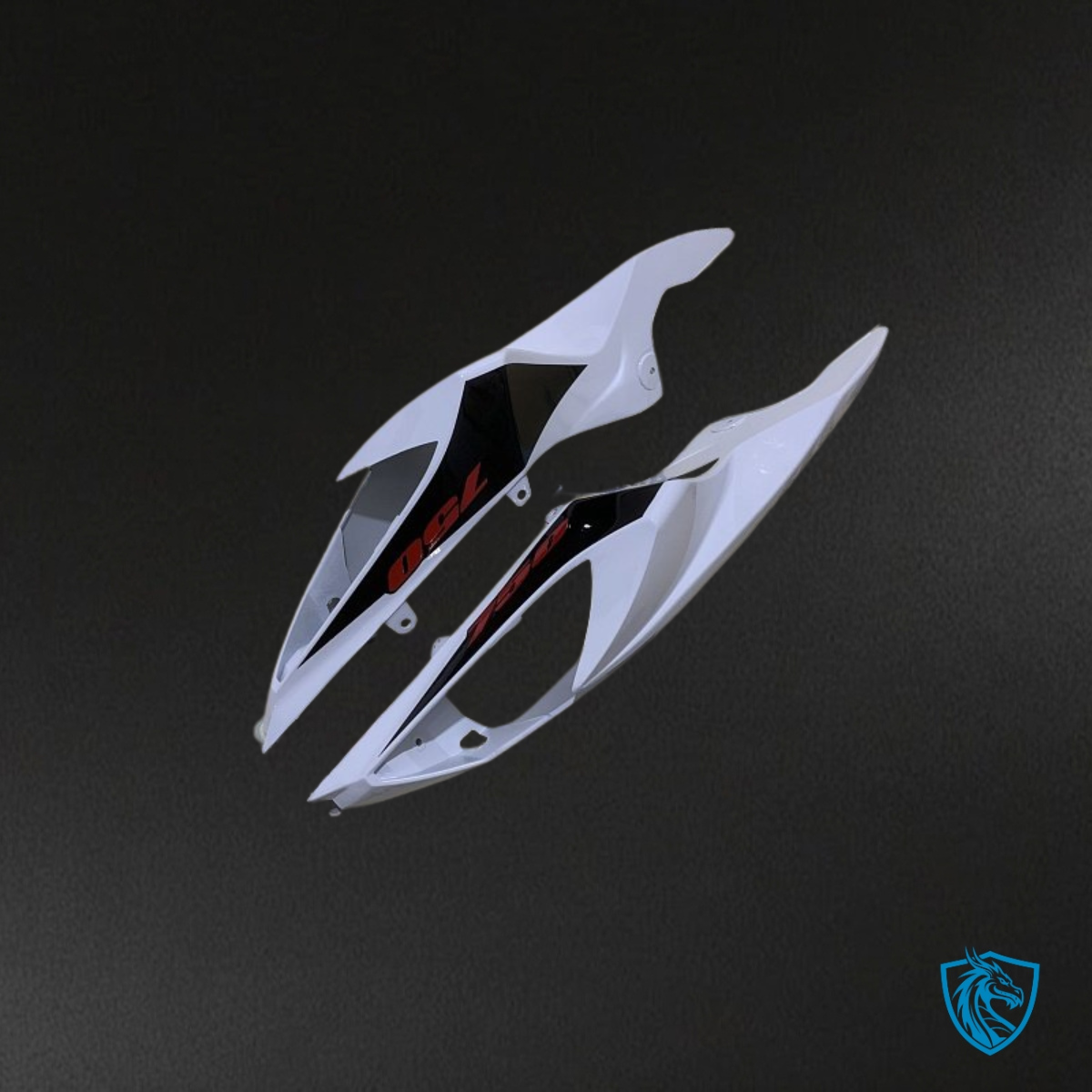 Suzuki GSXR600/750 (2011-2019) White & Blue Logo - MERGEment Motorcycle Fairings Kit