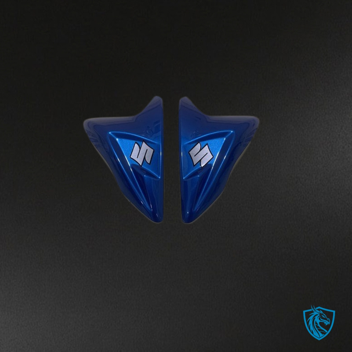 Suzuki GSXR600/750 (2011-2019) White & Blue Logo - MERGEment Motorcycle Fairings Kit