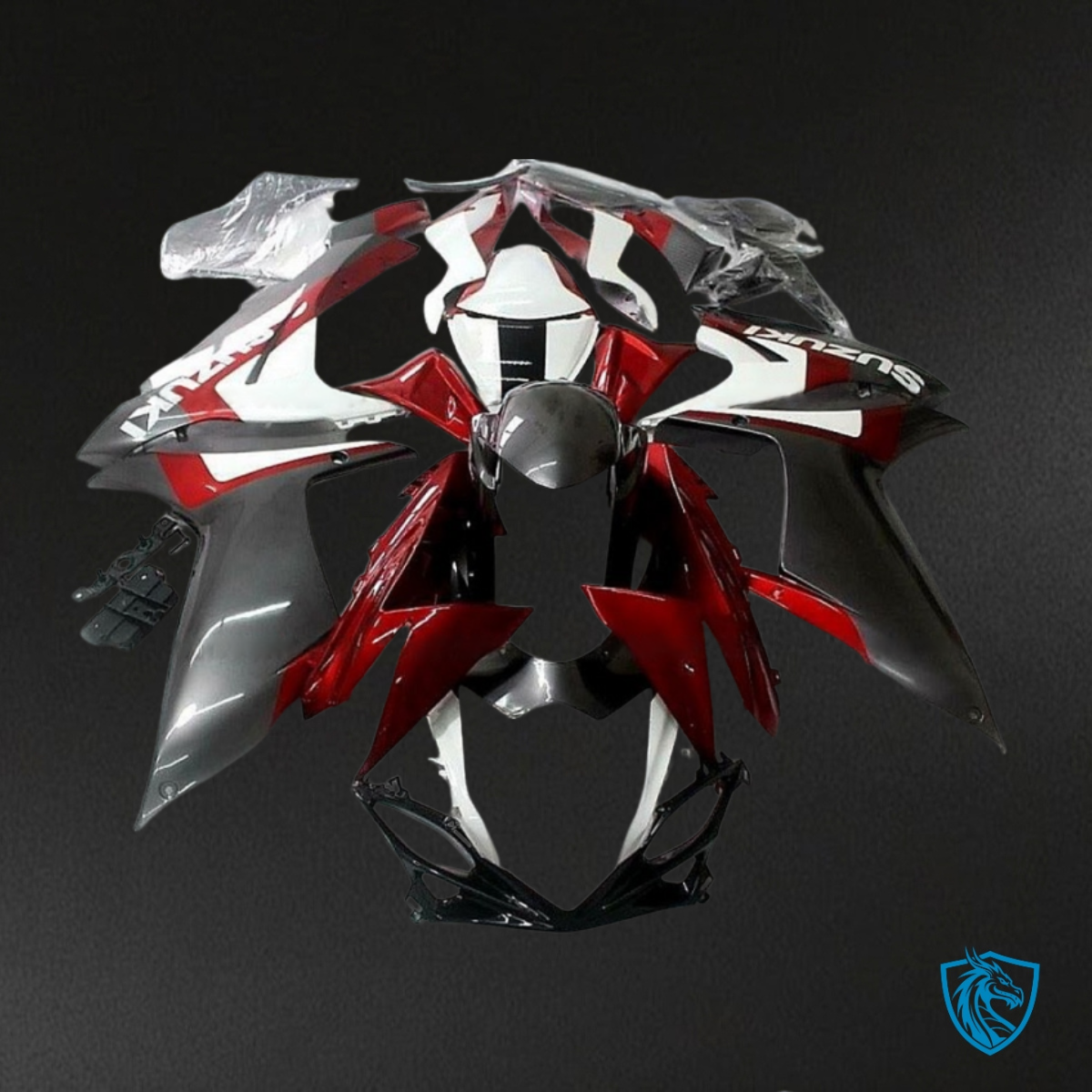 Suzuki GSXR600/750 (2011-2019) Red, White & Black Fairings Kit | ABS Bodywork