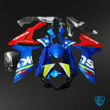 Suzuki GSXR600/750 (2011-2019) Blue, Red & White - MERGEment Motorcycle Fairings Kit