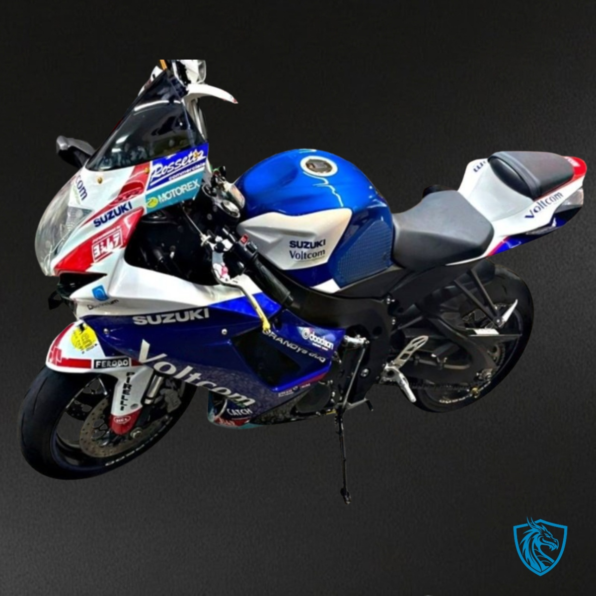 Suzuki GSXR600/750 (2011-2019) Blue & White Fairing Kit - Aftermarket ABS Bodywork