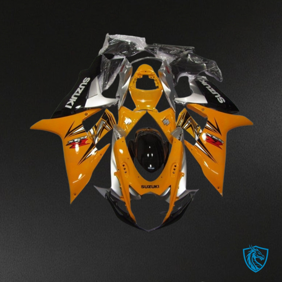 Suzuki GSXR600/750 (2011-2019) Orange & Black - Custom ABS Fairing Kit
