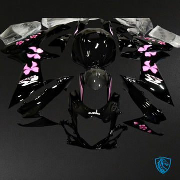 Suzuki GSXR600/750 (2011-2019) Gloss Black Fairings Kit | ABS Bodywork