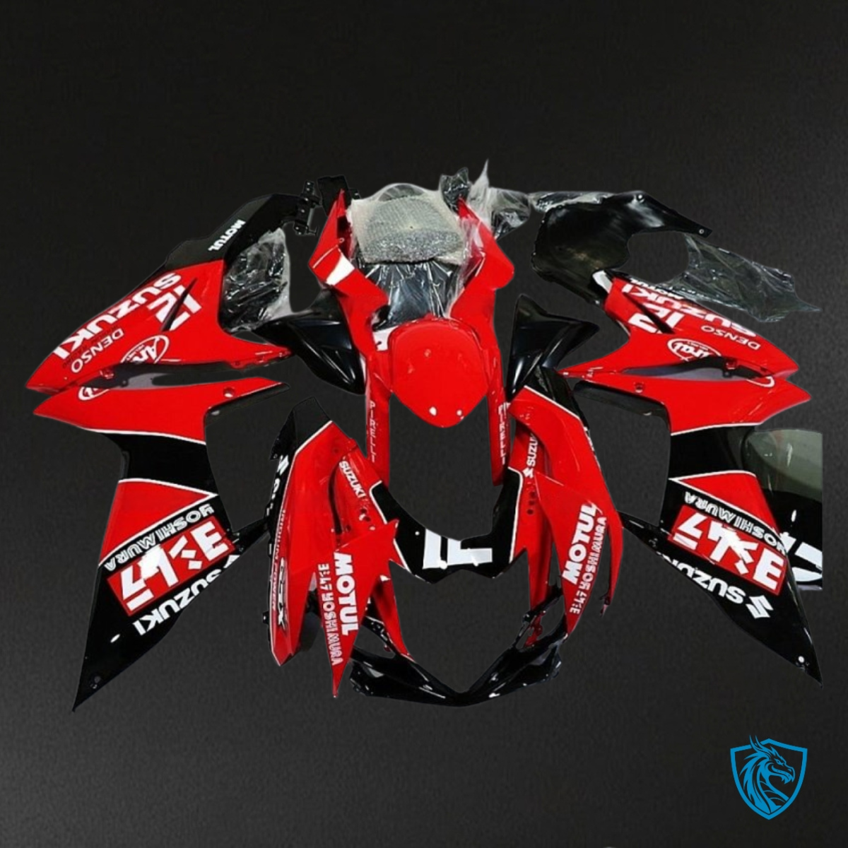 Suzuki GSXR600/750 (2011-2019) Glossy Red - MERGEment Motorcycle Fairings Kit