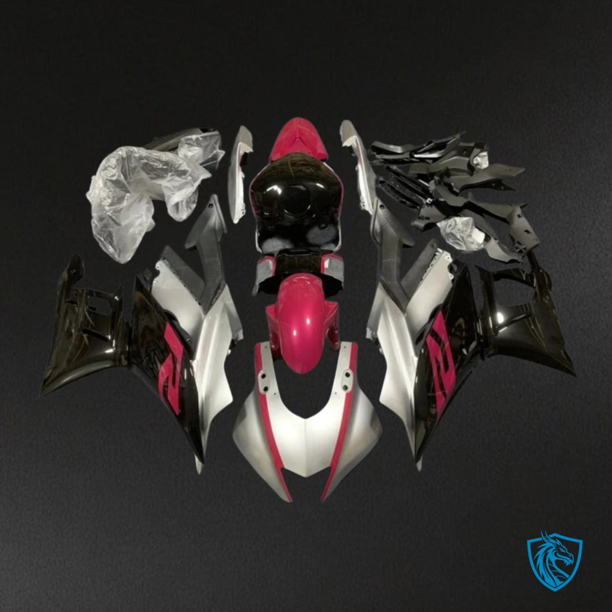 Yamaha YZF R3R25 (2019-2020) Gloss Red & Black Fairings Kit - Aftermarket ABS Bodywork