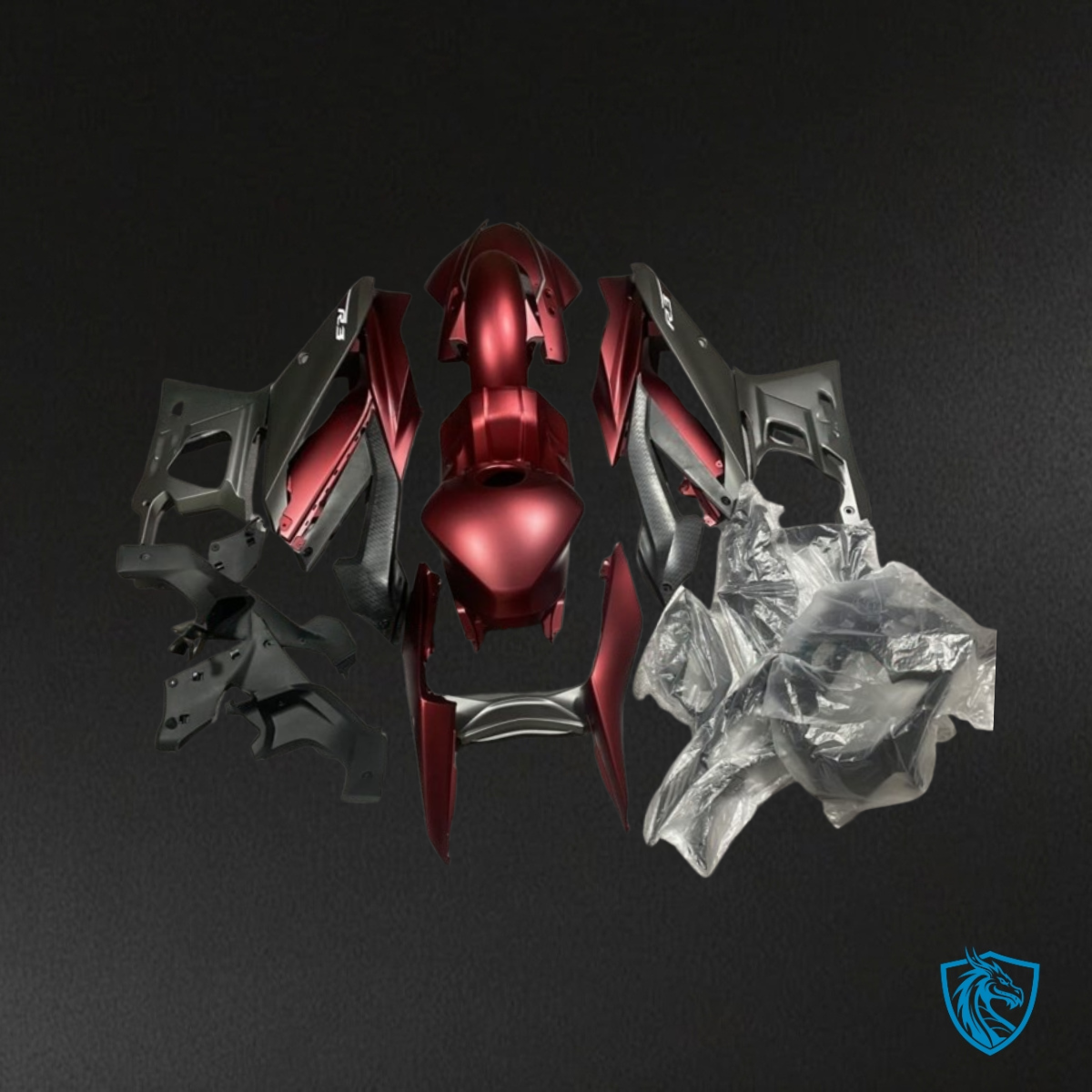 Yamaha YZF R3R25 (2019-2020) Red & Gray ABS Bodywork - Fairings Kit