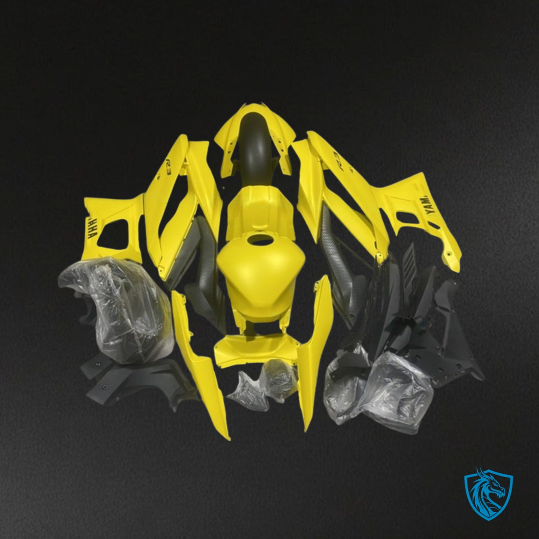 Yamaha YZF R3R25 (2019-2020) Matte yellow - Replacement Motorcycle Fairings Kit